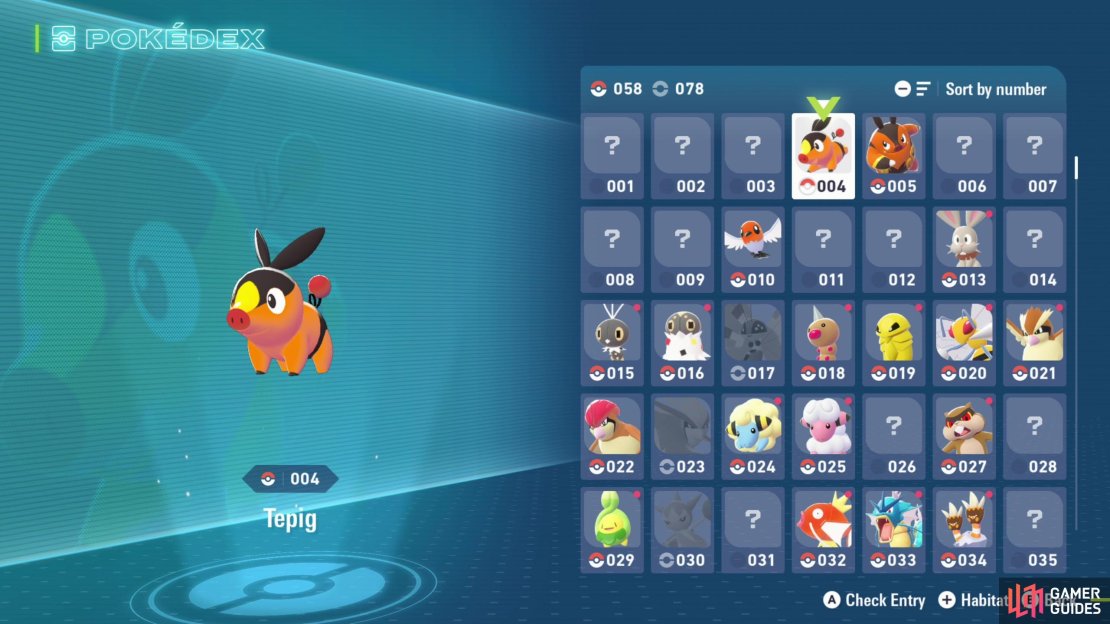 Overview of the Lumiose City Pok&eacute;dex