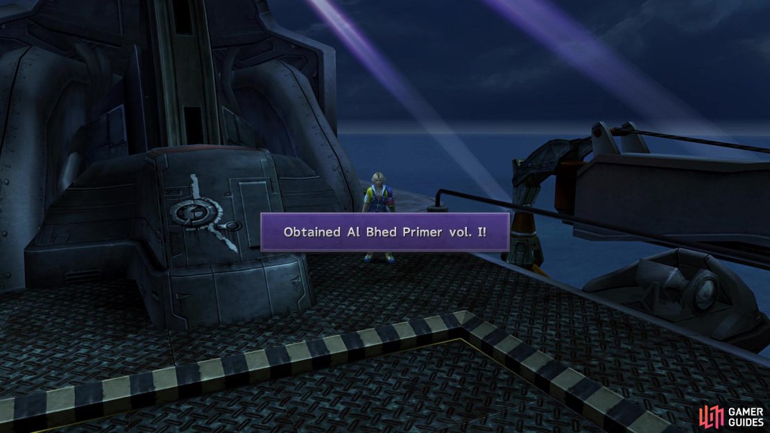The location of Primer Vol. 1, on the salvage ship