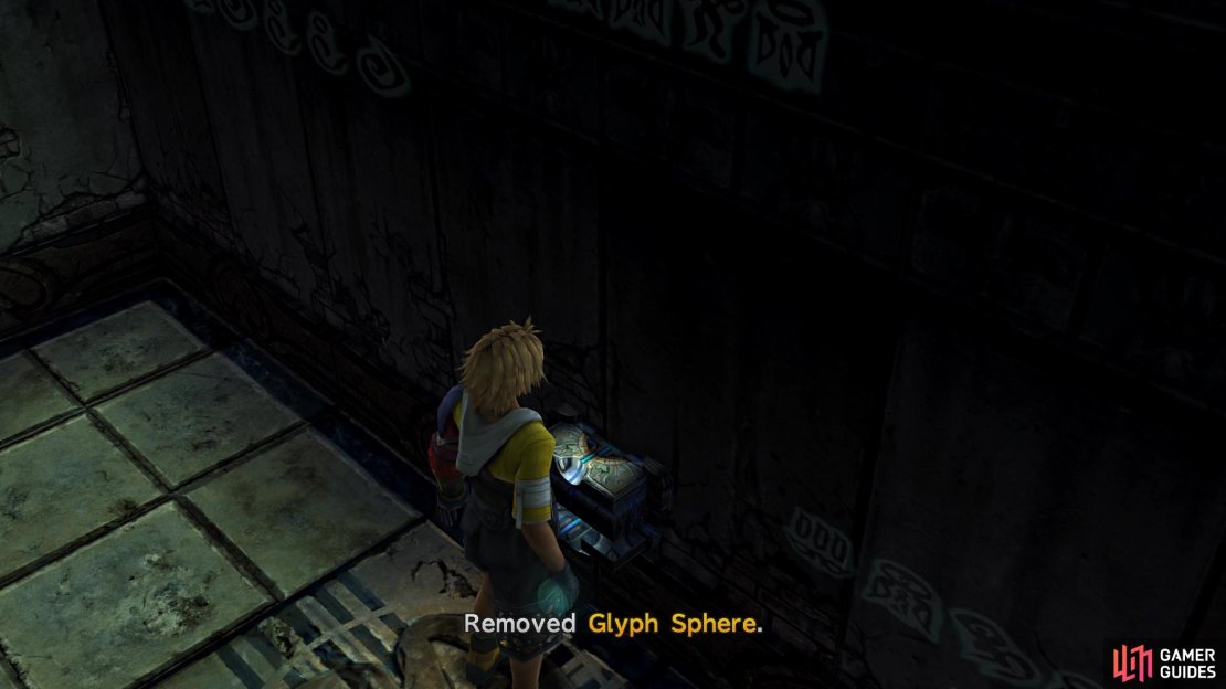Remove the Glyph Sphere from this receptacle