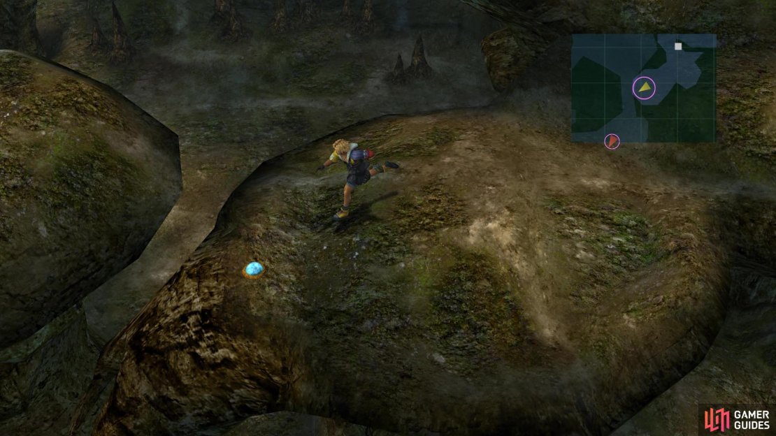 Look to the south of the large elevator in Mushroom Rock for this sphere