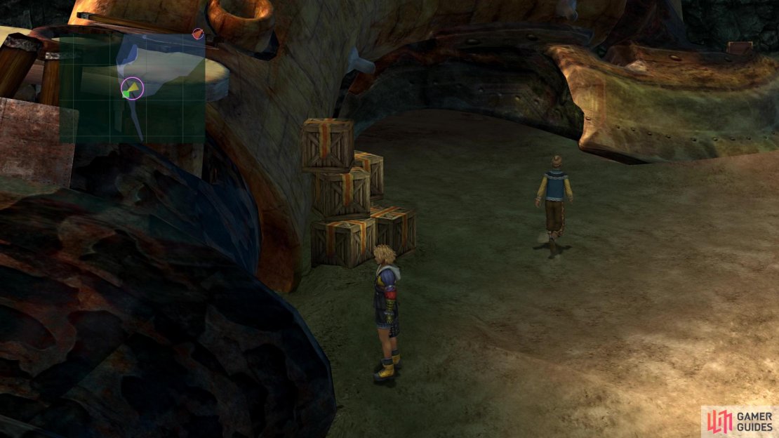 You can use the crates to get to the exit in the Crusaders base