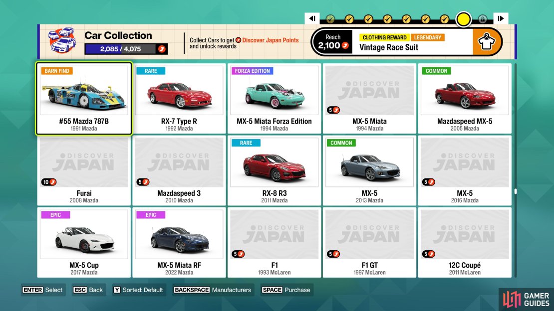Forza Edition are needed to complete your Car Collection. 