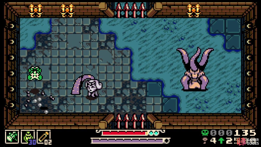 The second phase has new moves, like tentacles coming out of the ground at your position.