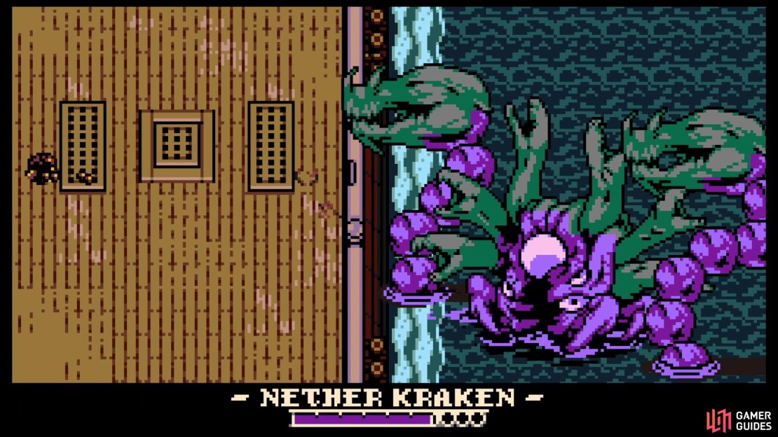 You&rsquo;ll face off with the Nether Kraken on the deck of the ship at the very start of the game.