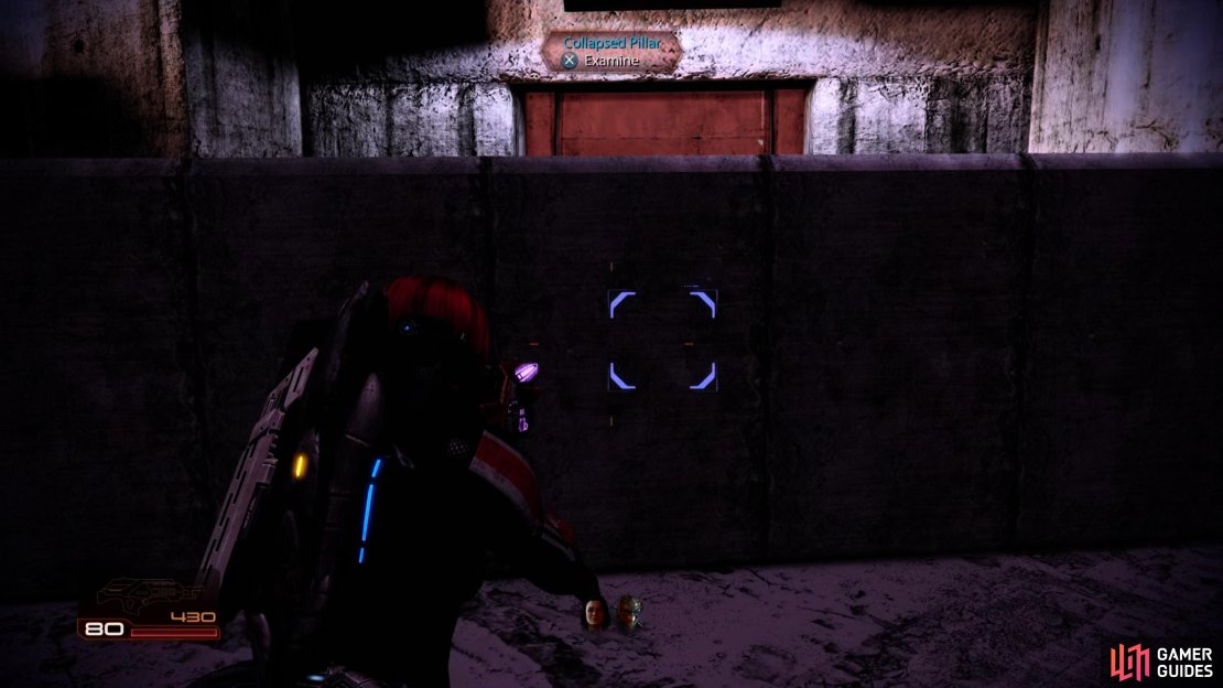 A pillar will block your way forward, and for some reason, your squad is incapable of just&hellip; climbing over it.