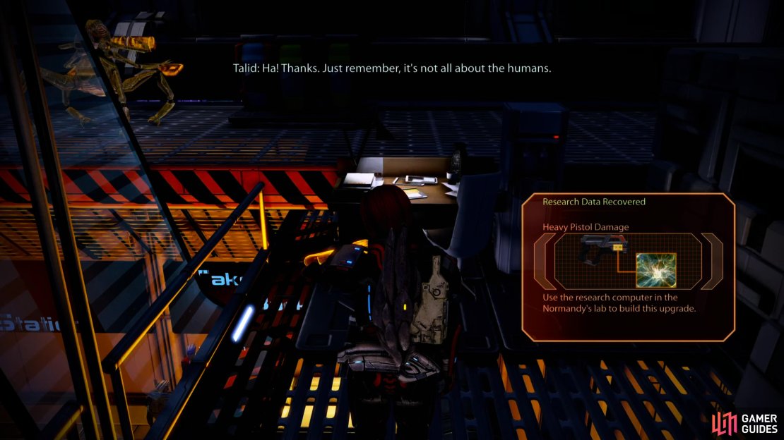 Grab a Pistol Damage research project,