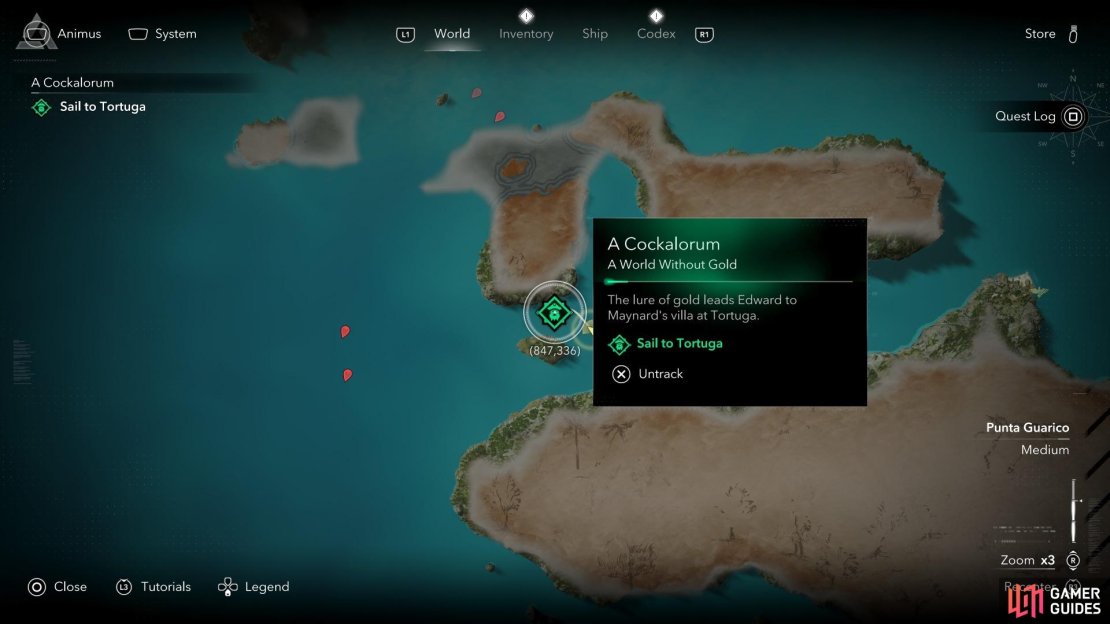 Here&rsquo;s where to start the quest &lsquo;A Cockalurum&rsquo; in Tortuga