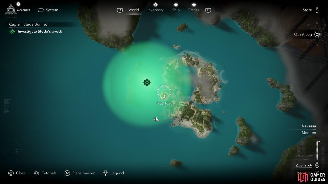 You can find Captain Stede Bonnet&rsquo;s ship, The Revenge, at this location