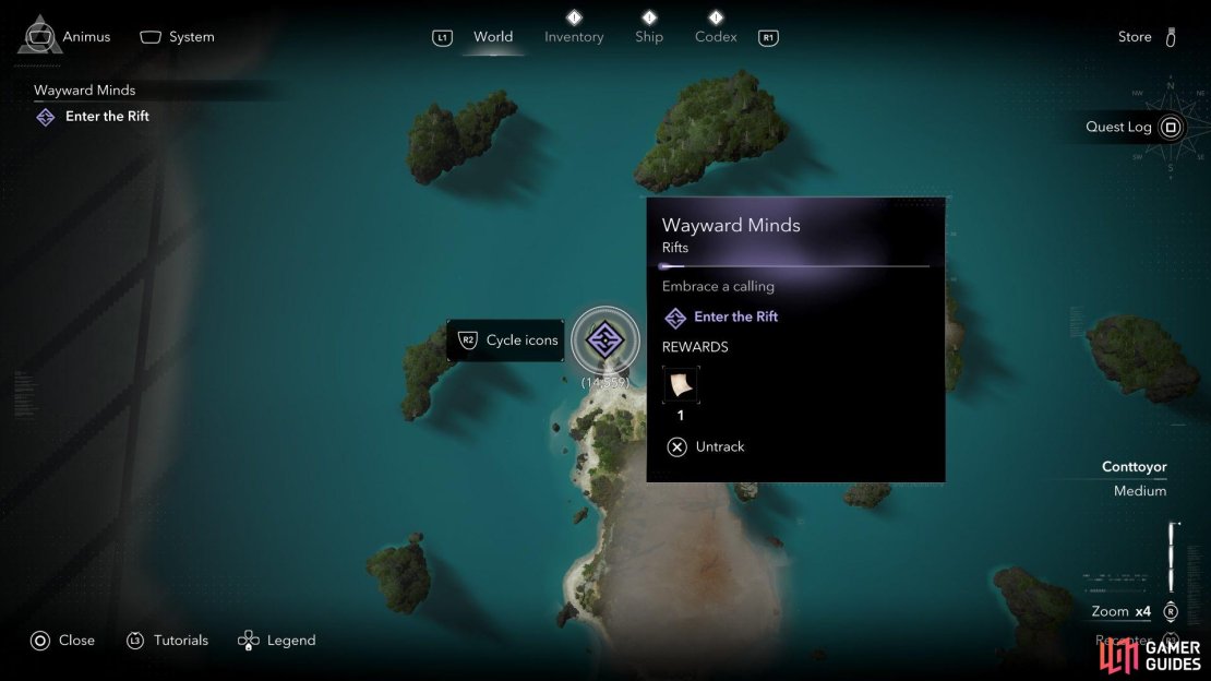 The location of the rift for Wayward Minds on Sacrifice Island&hellip; sounds like a lovely place.