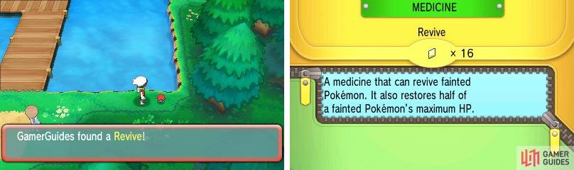 Revives are useful when no Pokemon Centre is around or you&rsquo;re in a battle.