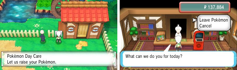 The main purpose of the Day Care is to produce Pok&eacute;mon babies.