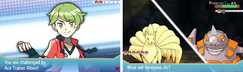 The trainers here are tougher and some even use non-Hoenn Pok&eacute;mon.