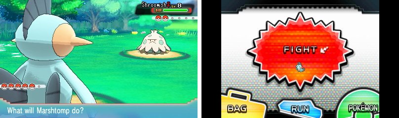 Pok&eacute;mon battles are fundamental to the game.
