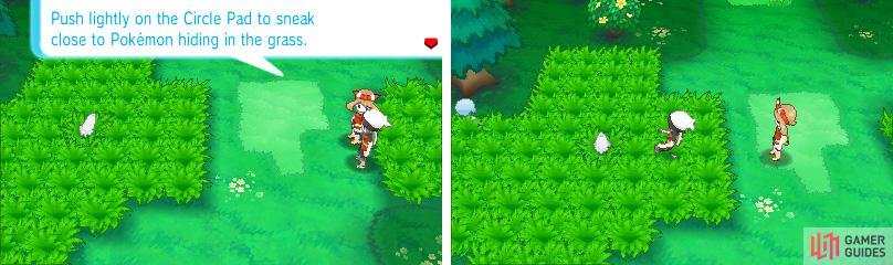 Sneaking is a very hands-on approach to catching Pokémon.