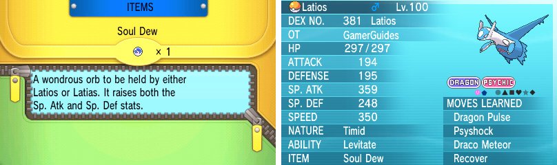 Soul Dew is even better than Mega Evolving Latios/Latias&hellip;