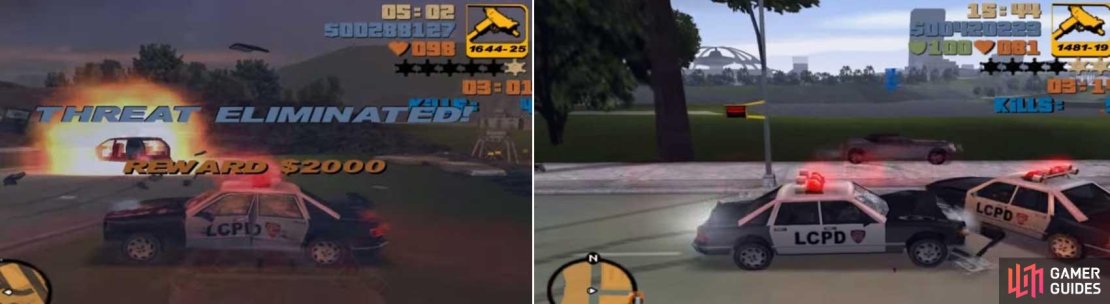 You&rsquo;ll also be forced to be on a timer. You must kill the criminals in that amount of time. You must also be in a cop car of some sort and cannot be out of one for no more than sixty seconds before failing.