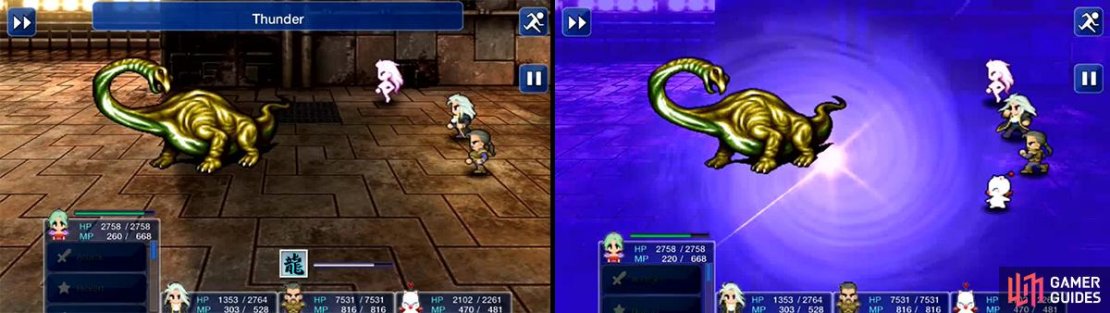 This guy&rsquo;s attacks are Thunder-based and pretty weak to be honest. Powerful attacks will take it out in seconds.