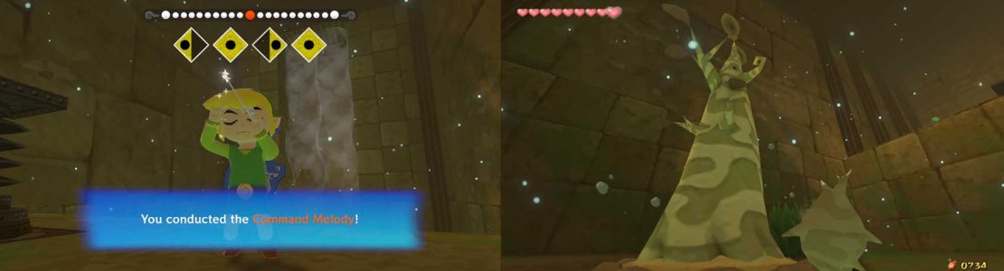 Still as Makar, fly up to the ledge that you haven&rsquo;t been on and step on the switch, then return to Link.