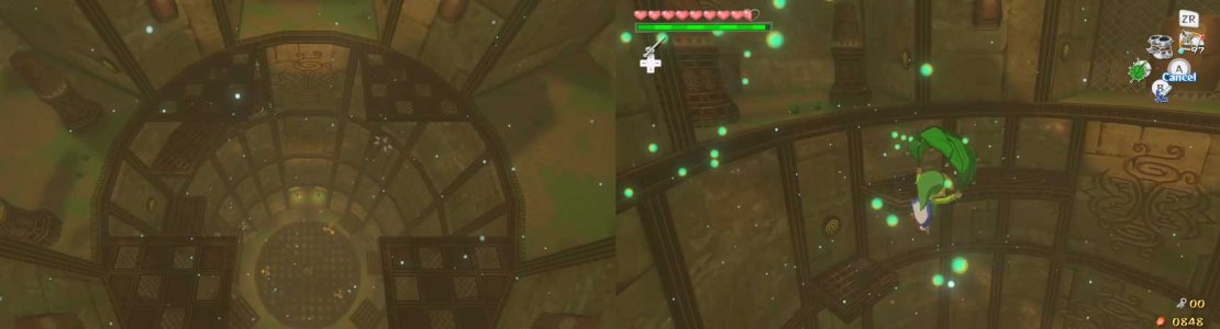 If you got the Magic Upgrade, it will definitely pay off here. In this room, you&rsquo;ll travel around mostly by gliding.