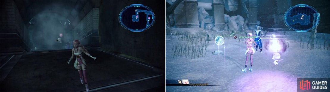 Location of the Cie&rsquo;th (left). Location of the 10th Wild Artefact (right).