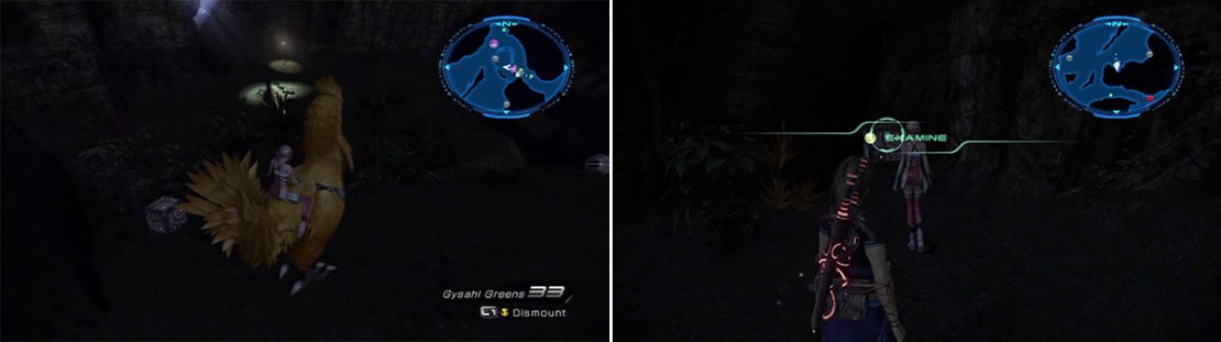 Fruit of Fenrir Location. (left) Tablet&rsquo;s location. (right)