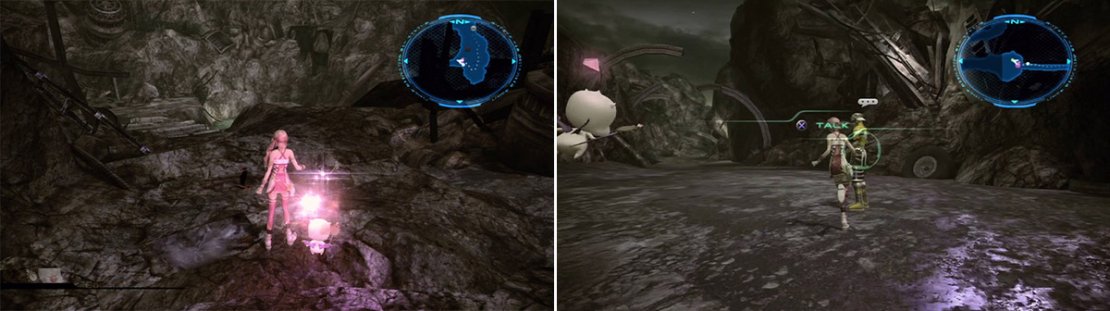Careful, man on the ground (left). Falcon&rsquo;s location (right).