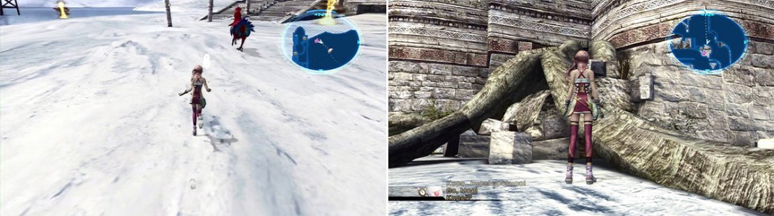 Graviton Core Zeta (left). &lsquo;Hometown&rsquo; Gate Seal location (on top of the roots) (right)