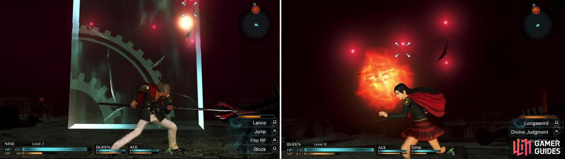 You can&rsquo;t hurt this mysterious enemy, so just keep dodging the fireballs it shoots until it disappears. You can hide behind Ace&rsquo;s Wall as well if you need to.