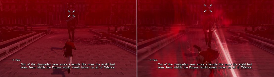 While you can attack the unknown enemy, you will often get interrupted by the cutscenes and there&rsquo;s nothing you can really do against it. Despite it attacking you, the enemy cannot kill you.