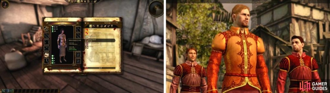 Speaking to Cyrion will net you the Adaia&rsquo;s Boots. Later on, Vaughan will interrupt the gathering and take the women including you if you are female.