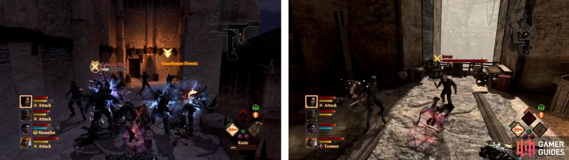 Save Donnic (left) and after a short trail of information you&rsquo;ll track down Jeven (right).