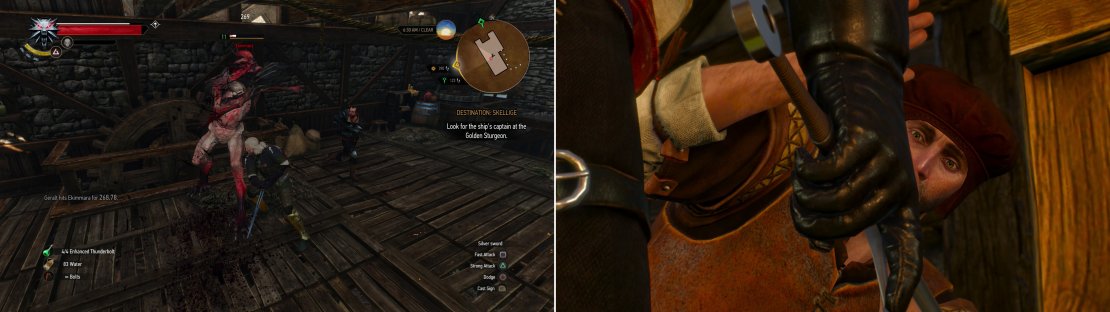 Help Lambert defeat the Ekimarra (left) then go with him to deal with some unfinished business&hellip; (right)