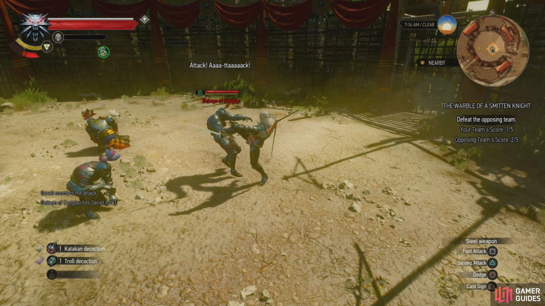 In the first round, either take potshots at your foes from behind when they&rsquo;re engaged with your allies, or be prepared to counter them in direct combat.