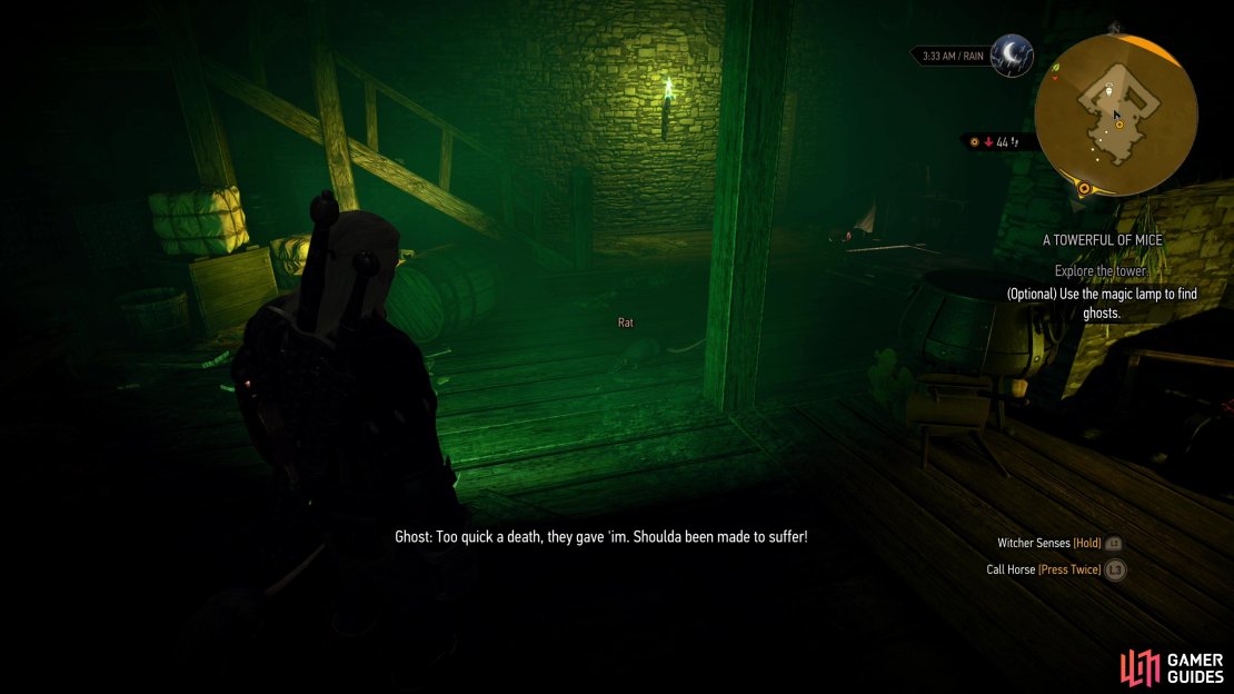 Throughout the tower you&rsquo;ll find various ghost scenes you&rsquo;ll need to witness with the Magic Lamp.