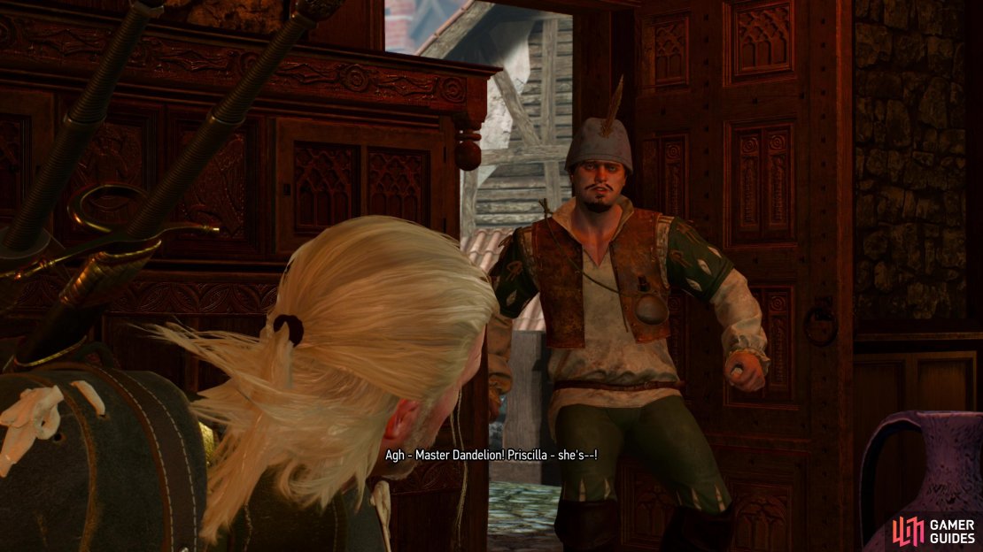 Meet up with Dandelion at the Rosemary and Thyme, and as you&rsquo;re preparing for the opening bad news will arrive, starting the followup quest &ldquo;Carnal Sins&rdquo;.