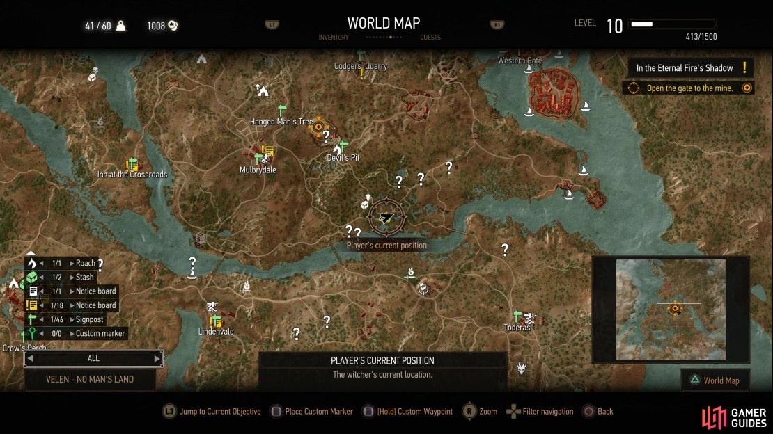 You&rsquo;ll find some merchants being attacks in a swamp southeast of the Devil&rsquo;s Pit signpost.