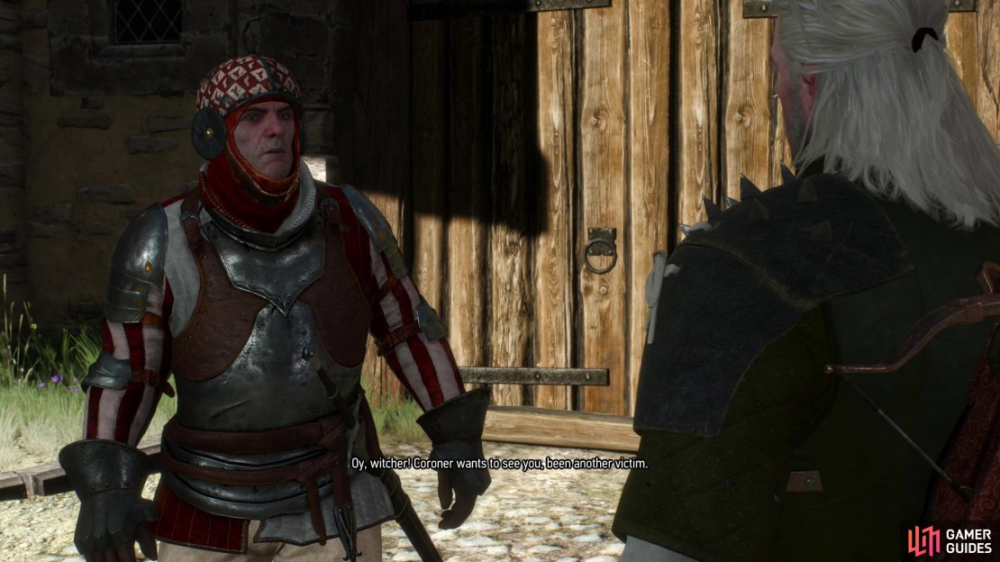 After examining two scenes, a guard will find you and tell you that there&rsquo;s been a third victim, and Hubert awaits your presence before performing an autopsy.