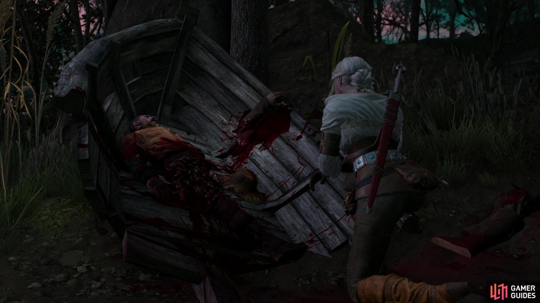 Imitate a Witcher by autopsying a body,