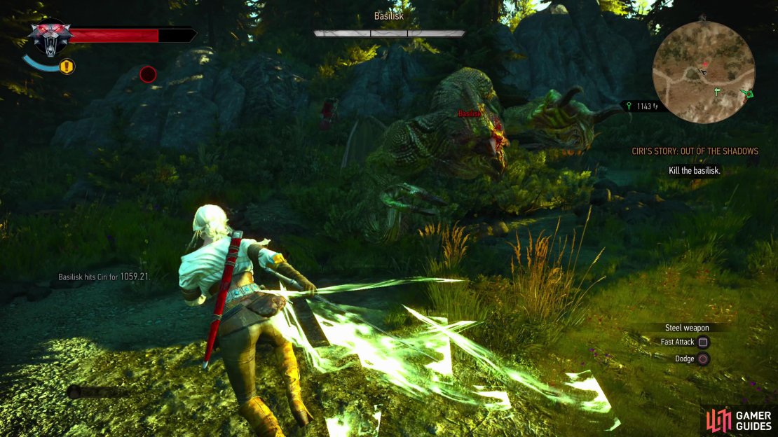 The Basilisk prefers to use its wings in combat, either by attacking them with great sweeps or chargers,