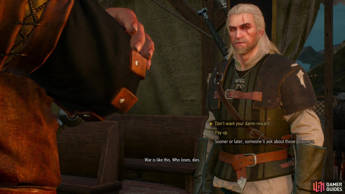 If you found the corpses in the Ghoul&rsquo;s den, you can turn down Eggebracht&rsquo;s tainted money to earn more EXP.