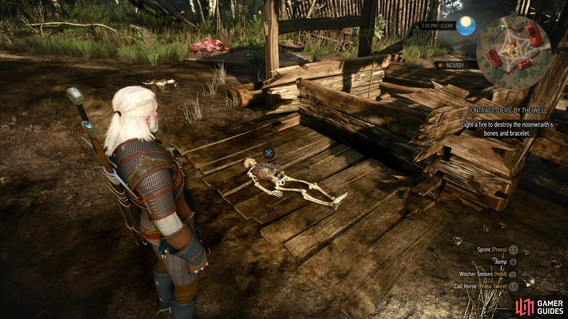 When you&rsquo;re ready to confront the Noonwraith, burn the corpse,