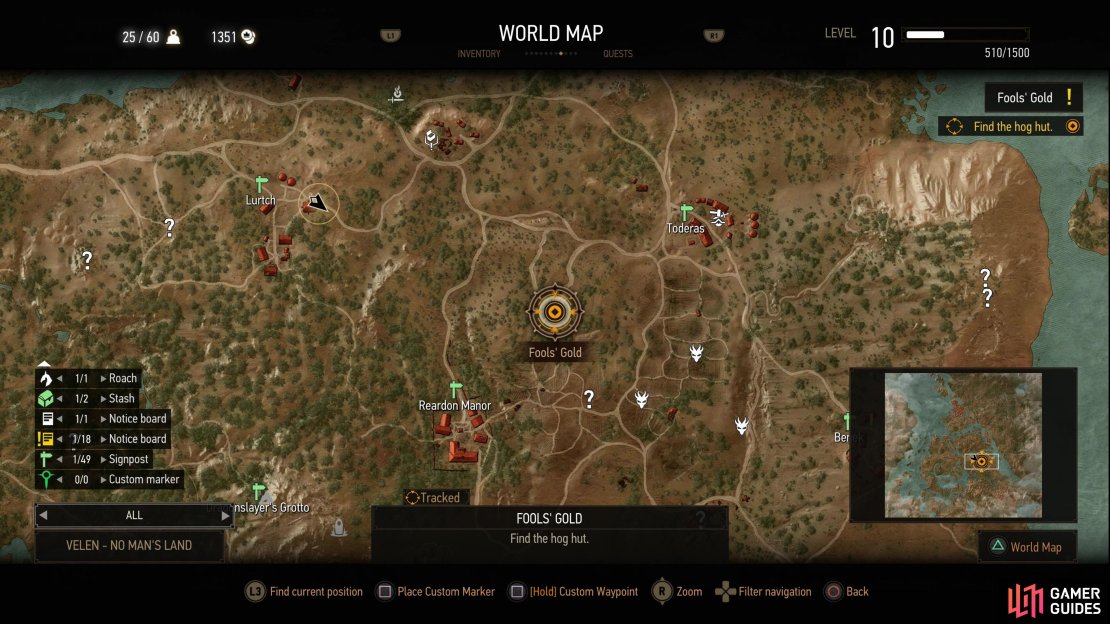 The &ldquo;hog hut&rdquo; can be found southeast of Lurtch,
