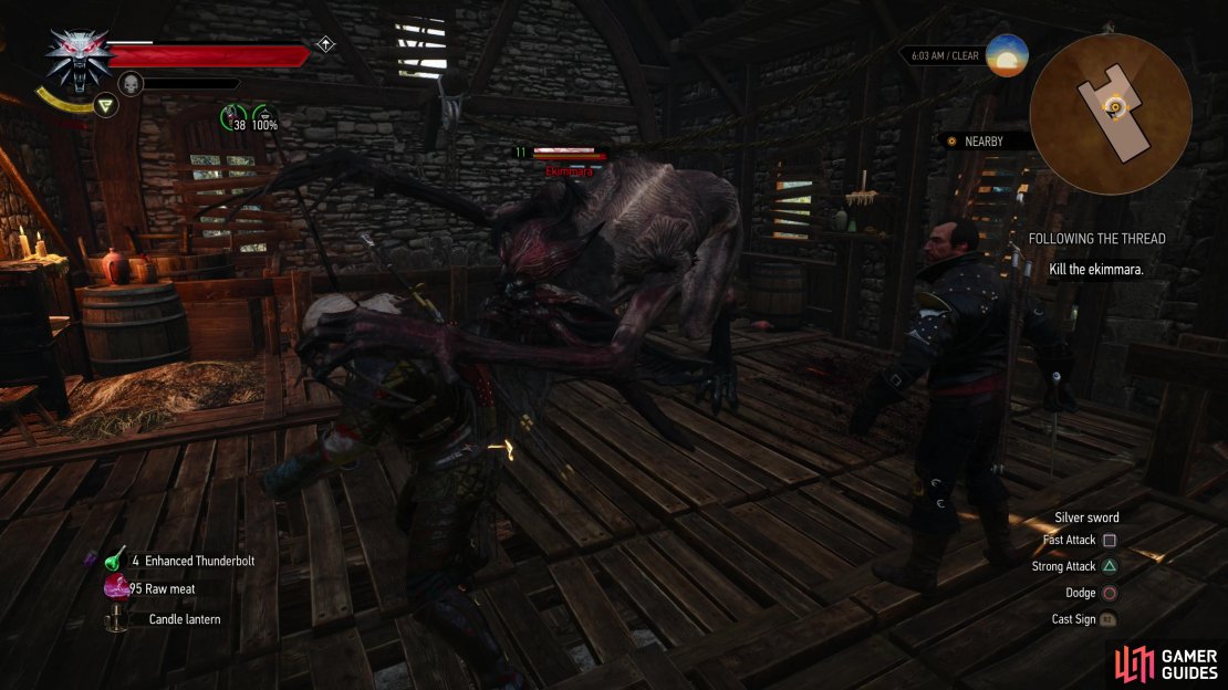 Accept the notice &ldquo;Contract: Monster in the Bits&rdquo; and you&rsquo;ll encounter Lambert while hunting an Ekimarra.