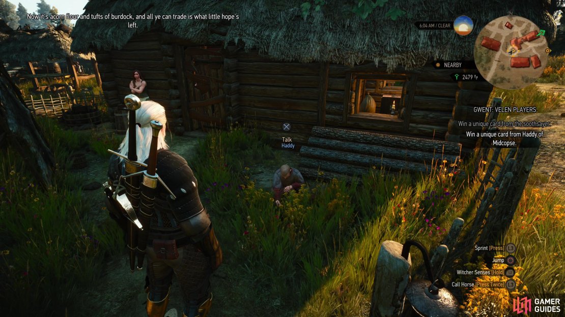 Haddy, a Gwent savant, can be found in Midcopse.