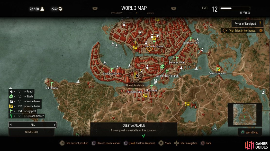 For the first encounter in this quest, head north of the Portside Gate,