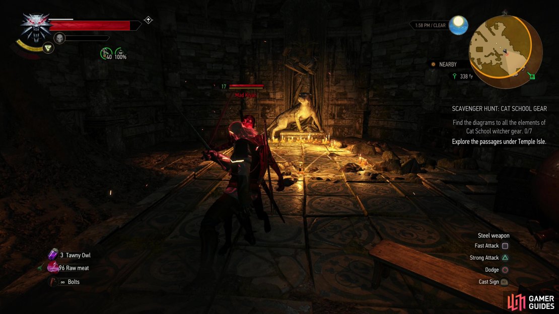 If you&rsquo;ve got the skills, you can parry and counter Mad Kiyan&rsquo;s attacks,