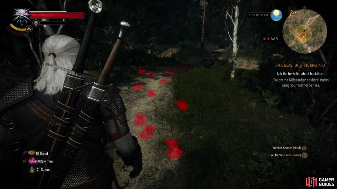 Follow the tracks of the armored Nilfgaardians,