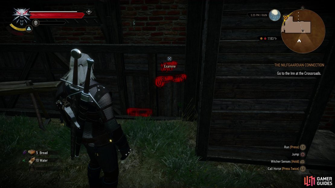Search a wall in the eastern half of the barn to find &ldquo;Dolores&rdquo; scratched into the wall, beneath which is a hidden chest containing Dolores&rsquo; treasure.