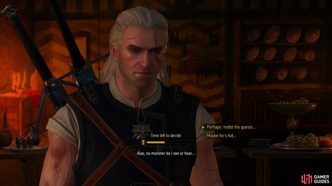 Pick the correct line five times during timed dialog options during the play to increase your reward,