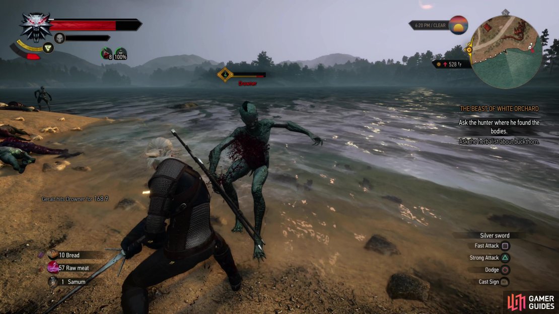 Try to lure out Drowners so you can dispatch them individually.